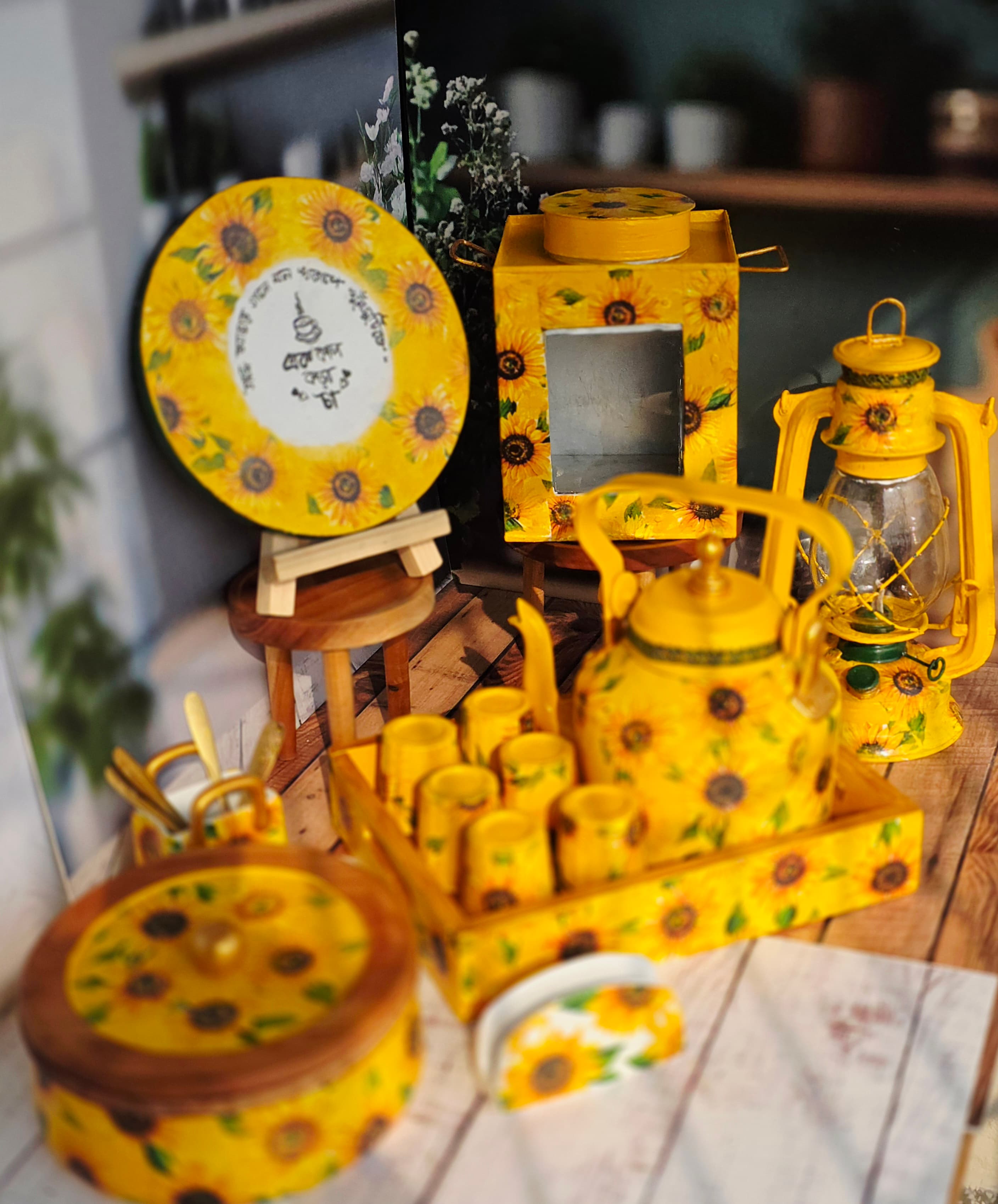 🌻Sunflower Tea Corner Set🌻