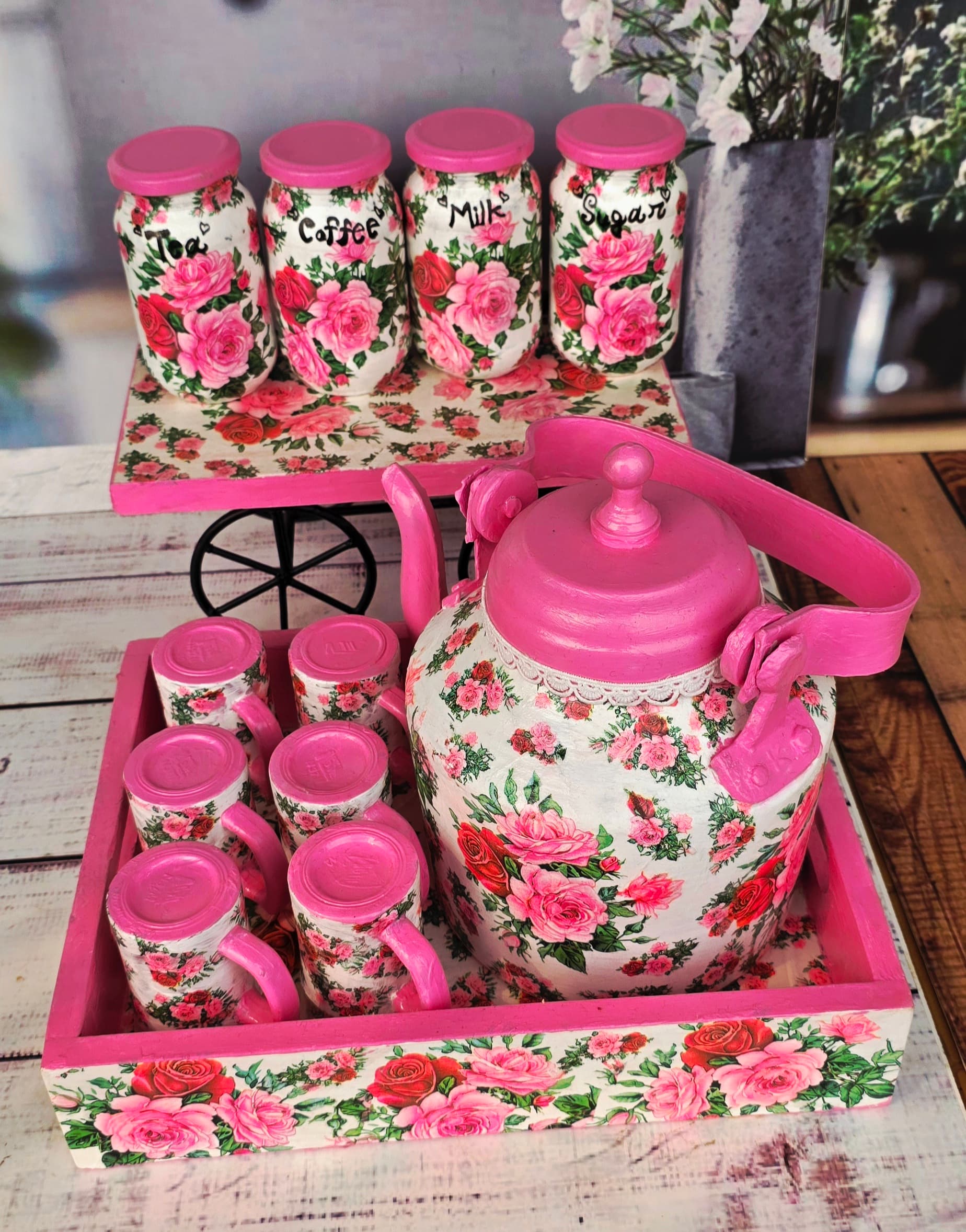 Pink 🩷 Tea Corner Set